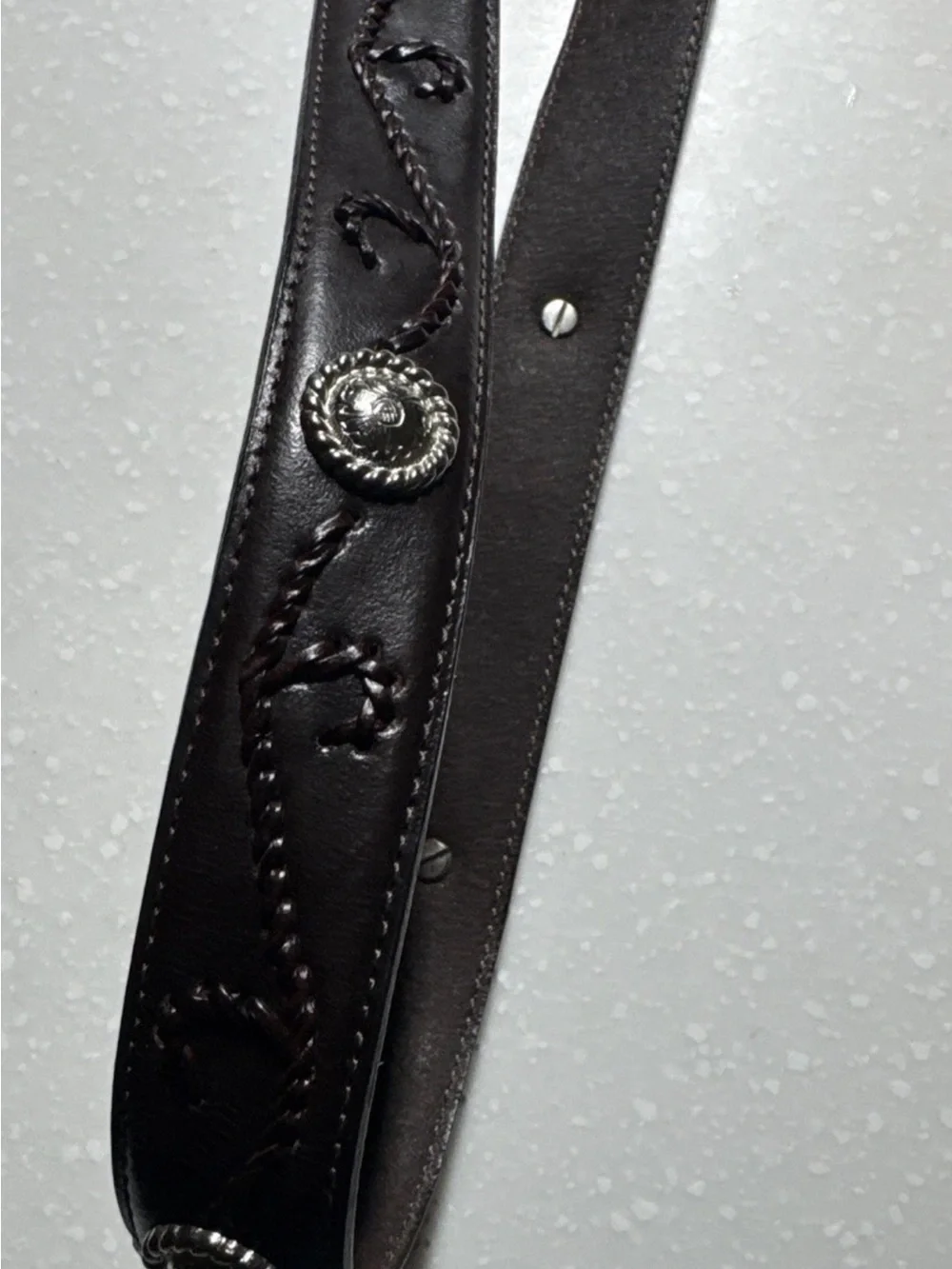 Wrangler Genuine Leather, Vintage, western belt women Size Small New With Tags